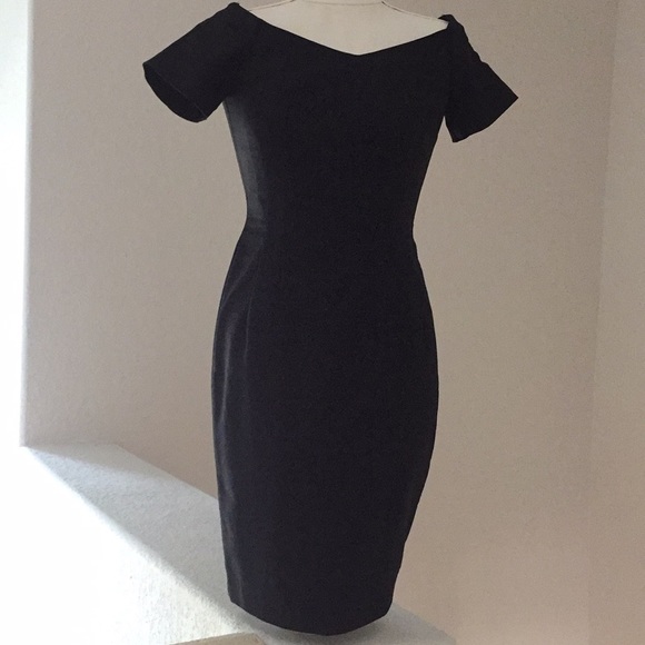 dressy black dress with sleeves